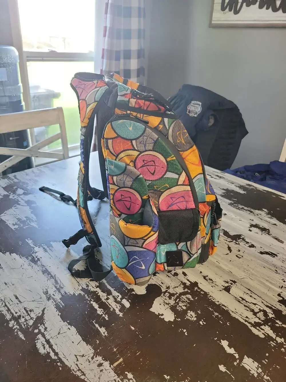 Prodigy BP-1 V3 Disc Golf Backpack - Multi-Color Graffiti Pattern